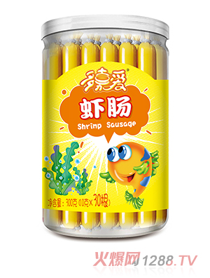 多嘉爱罐装鱼肠 虾肠