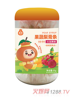 禾兜果蔬梨膏條-火龍果味