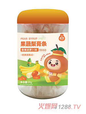 禾兜果蔬梨膏條-香蕉胡蘿卜味
