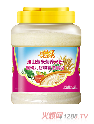 多嘉愛(ài)營(yíng)養米粉桶裝 淮山薏米