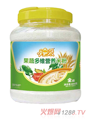 多嘉愛(ài)營(yíng)養米粉桶裝 果蔬多維