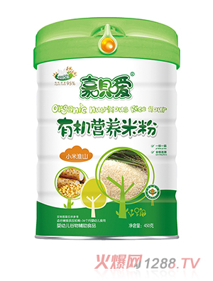 嘉唄噯有機營(yíng)養米粉聽(tīng)裝 小米淮山