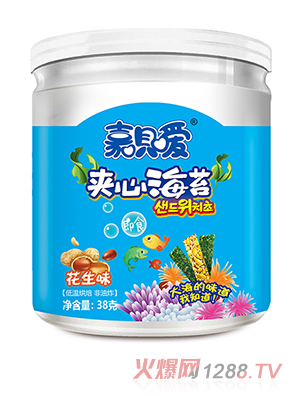 嘉呗嗳夹心海苔 花生味