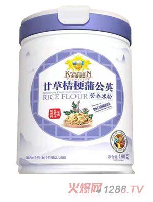 金盾愛(ài)嬰雞內金山楂百合甘草桔梗蒲公英淮山茯苓芡實(shí)雞內金山楂百合金銀花麥芽蓮子營(yíng)養米粉480g