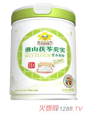 金盾愛(ài)嬰雞內金山楂百合甘草桔梗蒲公英淮山茯苓芡實(shí)雞內金山楂百合金銀花麥芽蓮子營(yíng)養米粉480g