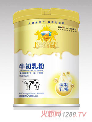 金盾愛(ài)嬰乳鐵蛋白調制乳粉-乳糖酶奶粉伴侶-牛初乳粉45g/60g