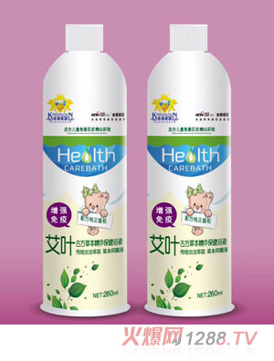 金盾爱婴马齿苋古艾叶菖蒲金银花方草本精华保健浴液250ml