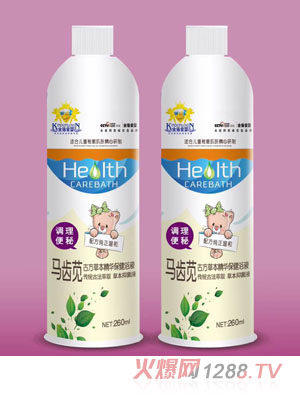 金盾愛(ài)嬰馬齒莧古艾葉菖蒲金銀花方草本精華保健浴液250ml