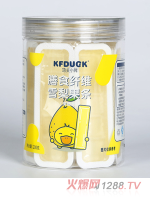 功夫小鴨膳食纖維雪梨果條