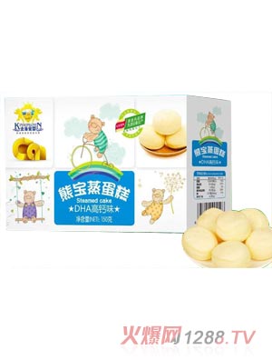 金盾愛(ài)嬰扇貝蒸蛋糕特濃牛奶味-奶味-草莓味-DHA高鈣味-香橙味150g