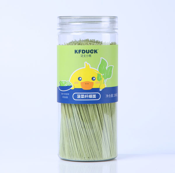 功夫小鴨菠菜纖細面.jpg