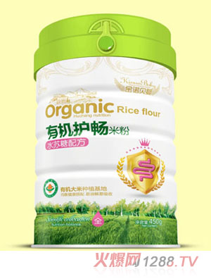 金諾貝嬰有機護暢米粉-水蘇糖配方聽(tīng)裝