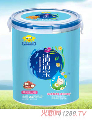 金盾愛(ài)嬰金銀花DHA鈣鐵鋅冰糖雪梨鈣+鋅菊花晶雞內金山楂清清寶360g