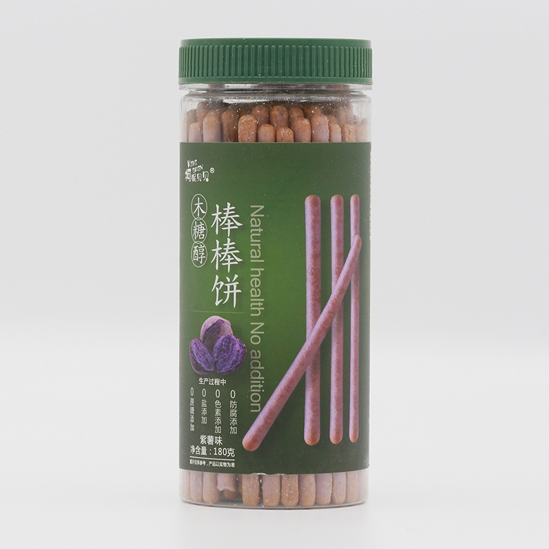  柯妮贝贝木糖醇棒棒饼-紫薯味
