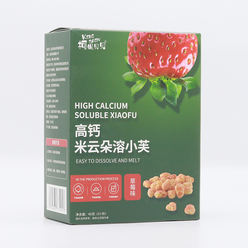 柯妮贝贝高钙米云朵溶小芙-草莓味