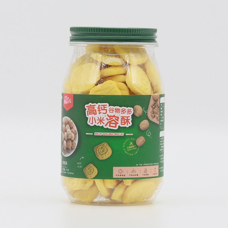 柯妮贝贝高钙谷物多多小米溶酥-核桃味