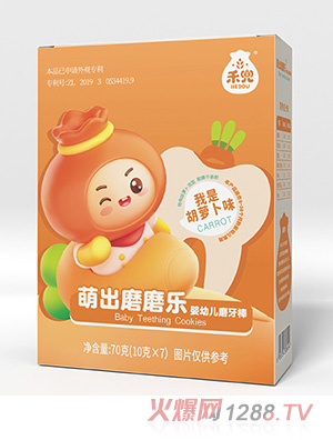 禾兜萌出磨磨樂(lè )磨牙棒-胡蘿卜味