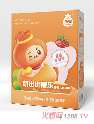 禾兜萌出磨磨樂(lè )磨牙棒-草莓味