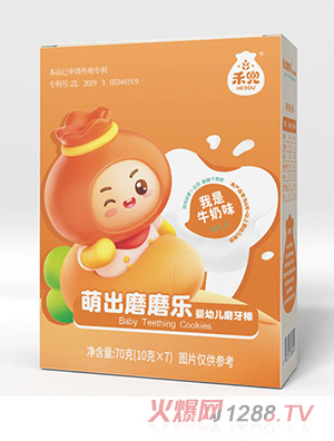 禾兜萌出磨磨樂(lè )磨牙棒-牛奶味