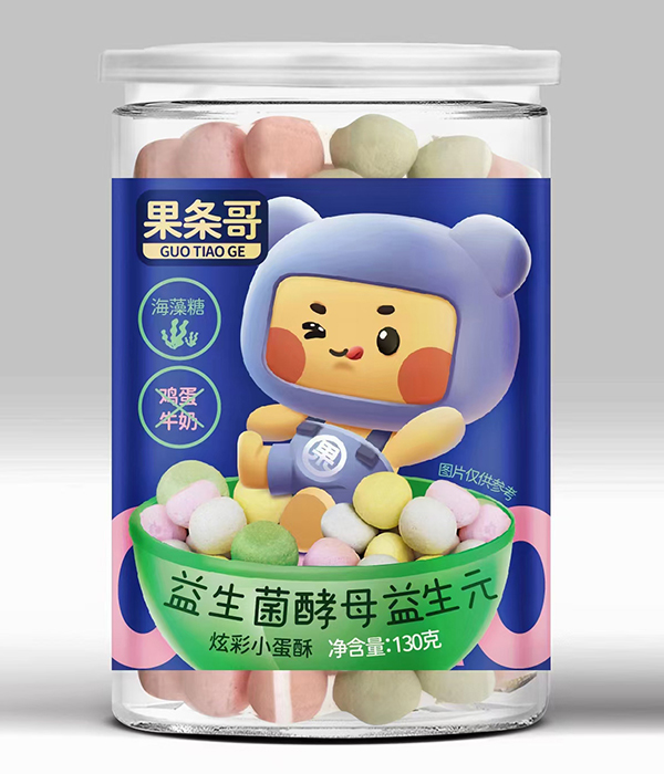 果条哥益生菌酵母益生元炫彩小蛋酥