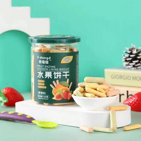  香噹噹水果餅干-香橙味125克