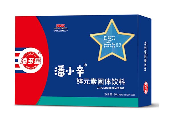  潘多星潘小辛鋅元素固體飲料