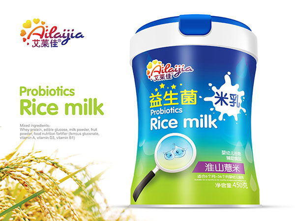 艾莱佳益生菌米乳 天然优质大米品质放心