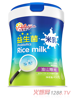 艾萊佳益生菌米乳淮山薏米配方 桶裝 - 副本