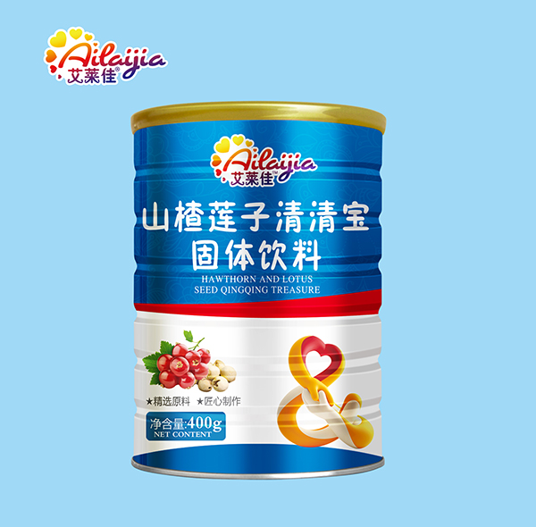  艾萊佳山楂蓮子清清寶固體飲料 桶裝