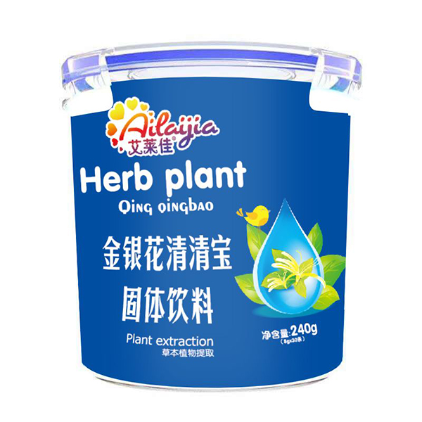  艾萊佳金銀花清清寶固體飲料 樂扣桶裝