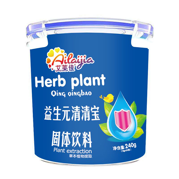  艾萊佳益生元清清寶固體飲料 樂扣桶裝
