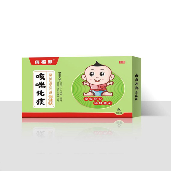  俏福郎咳喘化痰保健貼  6貼裝
