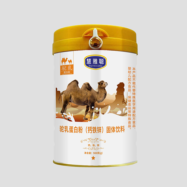 慧雅聰駝乳蛋白粉（鈣鐵鋅）固體飲料