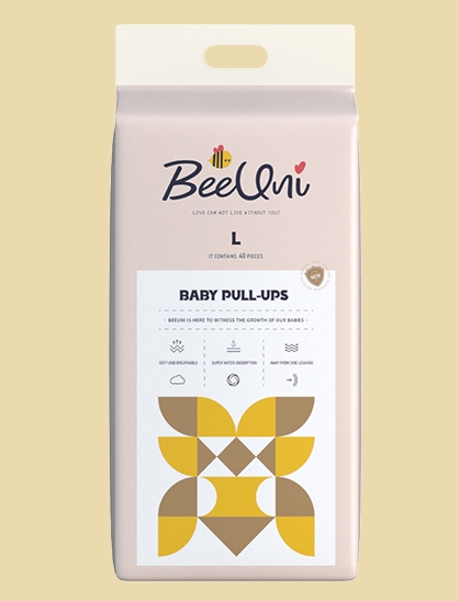 BeeUni必优妮婴儿拉拉裤裤L