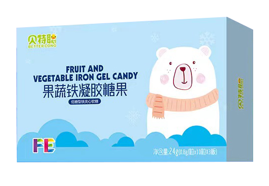  貝特聰果蔬鐵凝膠糖果