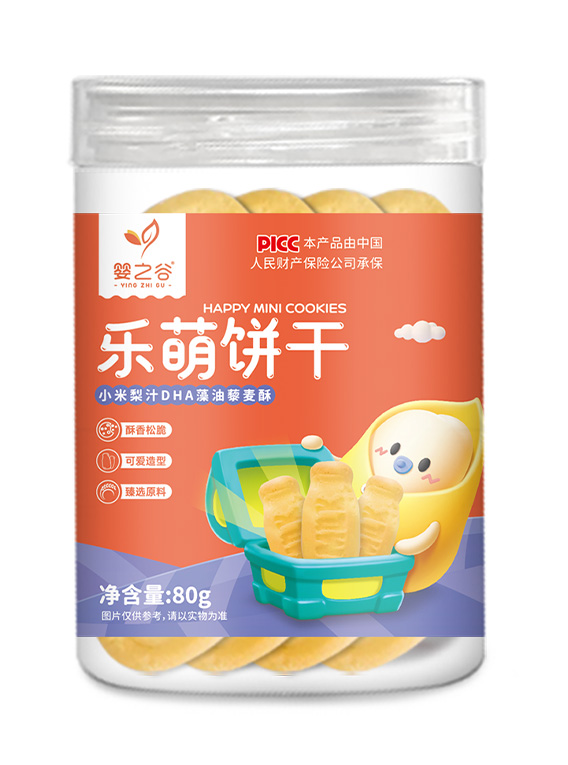  嬰之谷樂萌餅干-小米梨汁DHA藻油藜麥酥