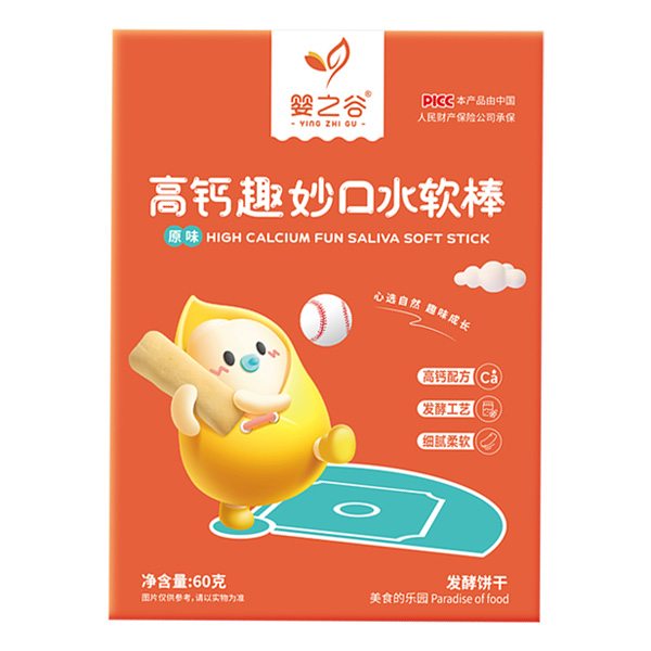  嬰之谷高鈣趣妙口水軟棒-原味