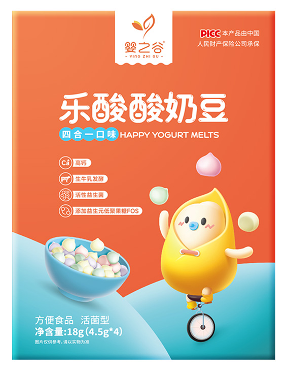  嬰之谷樂酸酸奶豆-四合一口味