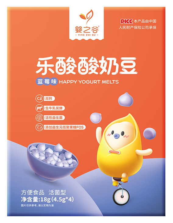  嬰之谷樂酸酸奶豆-藍(lán)莓味