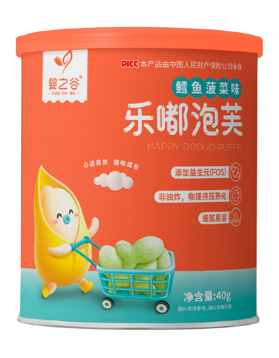  嬰之谷樂(lè)嘟泡芙-鱈魚菠菜味