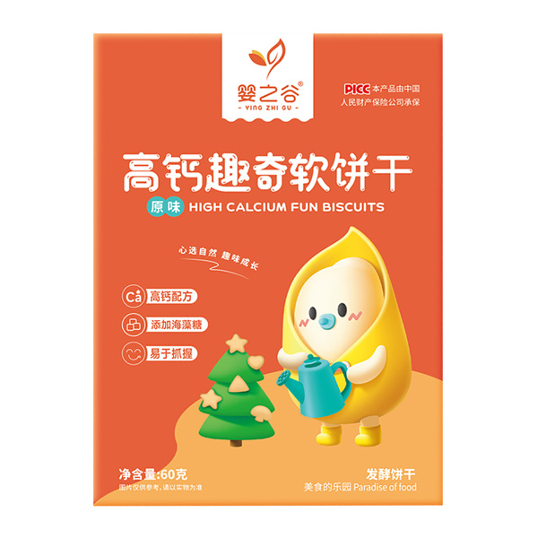  嬰之谷高鈣趣奇軟餅干-原味