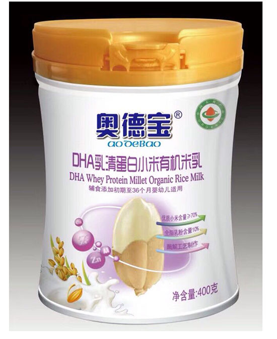  奧德寶DHA乳清蛋白小米有機米乳