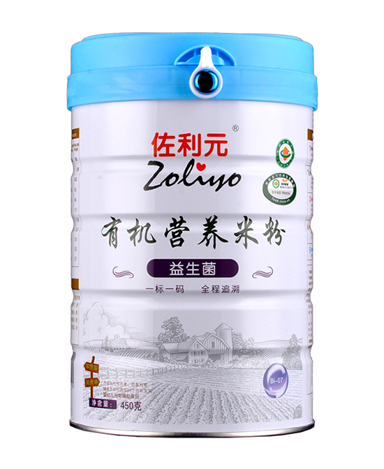 佐利元益生菌有机营养米粉450g