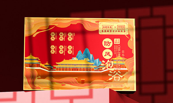  內(nèi)廷御奉紫禁城防風(fēng)泡浴包