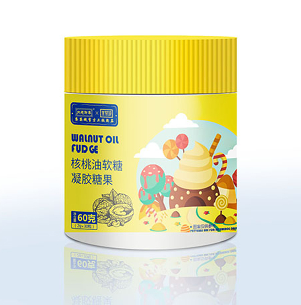  內(nèi)廷御奉紫禁核桃油軟糖凝膠糖果