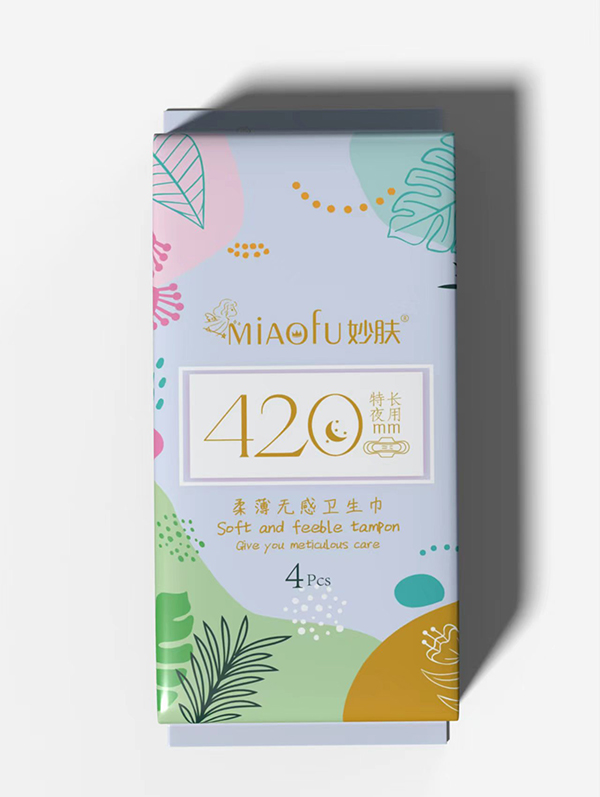  妙膚柔薄無(wú)感衛生巾-特長(cháng)夜用420mm