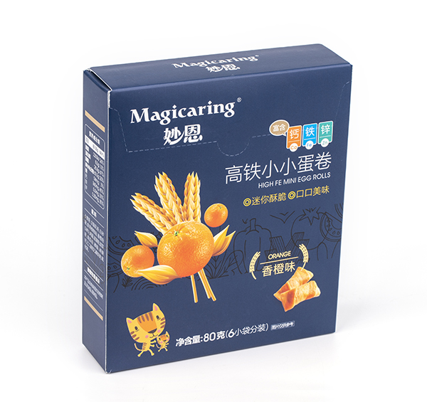  妙恩高鐵小小蛋卷 香橙味