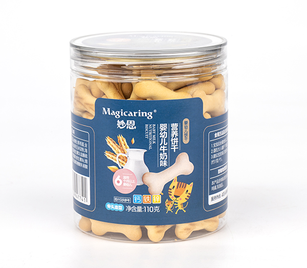  妙恩嬰幼兒牛奶味營養(yǎng)餅干 骨頭造型