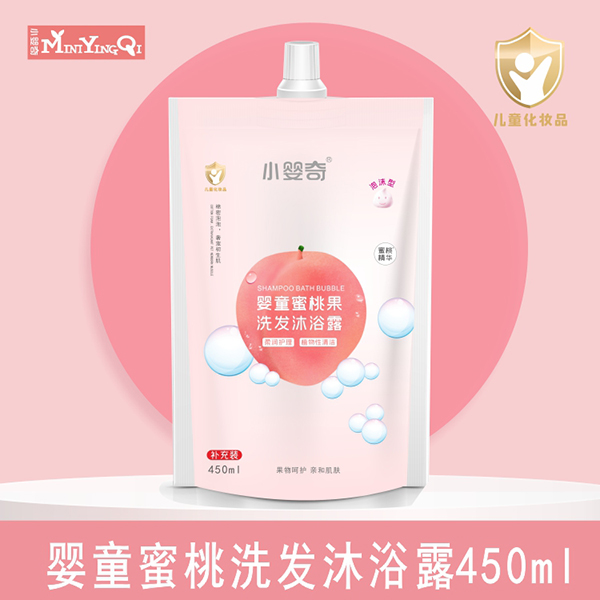   小嬰奇嬰童蜜桃果洗發(fā)沐浴露