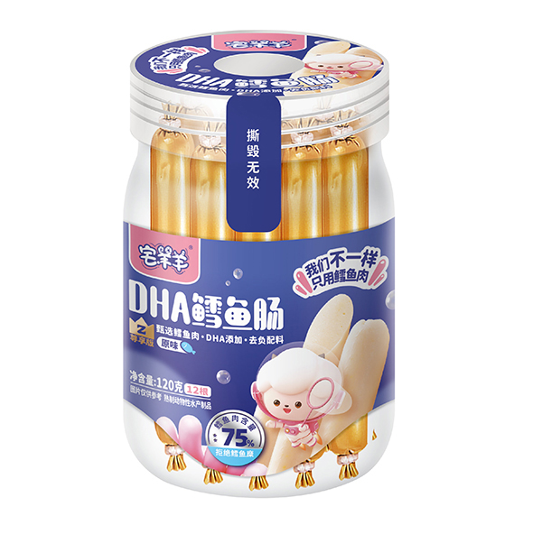 宅羊羊DHA鱈魚腸 原味